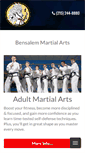 Mobile Screenshot of martialarts4bensalem.com